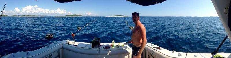 26 Fishing panorama in Adriatic sea