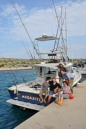 Pauza od ribolova uz brod Megabite